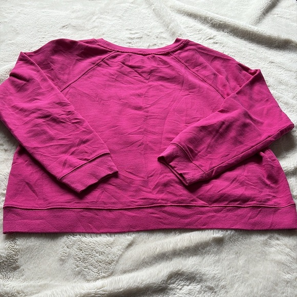 Calvin Klein Jeans Magenta Logo Sweater – Size Large | CK Streetwear Cotton - Picture 7 of 9